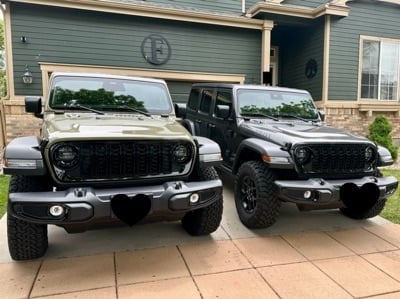 RedRock Headlight Covers (18-25 Jeep Wrangler JL)
