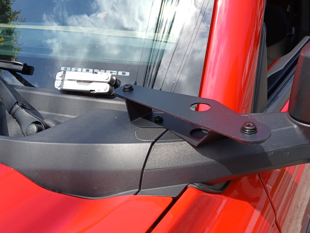 RedRock A-Pillar Off Road Light Brackets (21-25 Bronco)