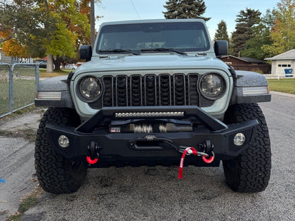 Jeep Licensed by RedRock HD Front Bumper with 20-Inch Light Bar (18-26 Jeep Wrangler JL)
