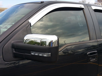 RedRock Performance Powered Heated Mirrors with LED Signals; Chrome (04-12 F-150)