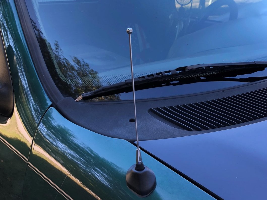 RedRock Fixed Chrome Antenna; 8-Inch (97-08 F-150)