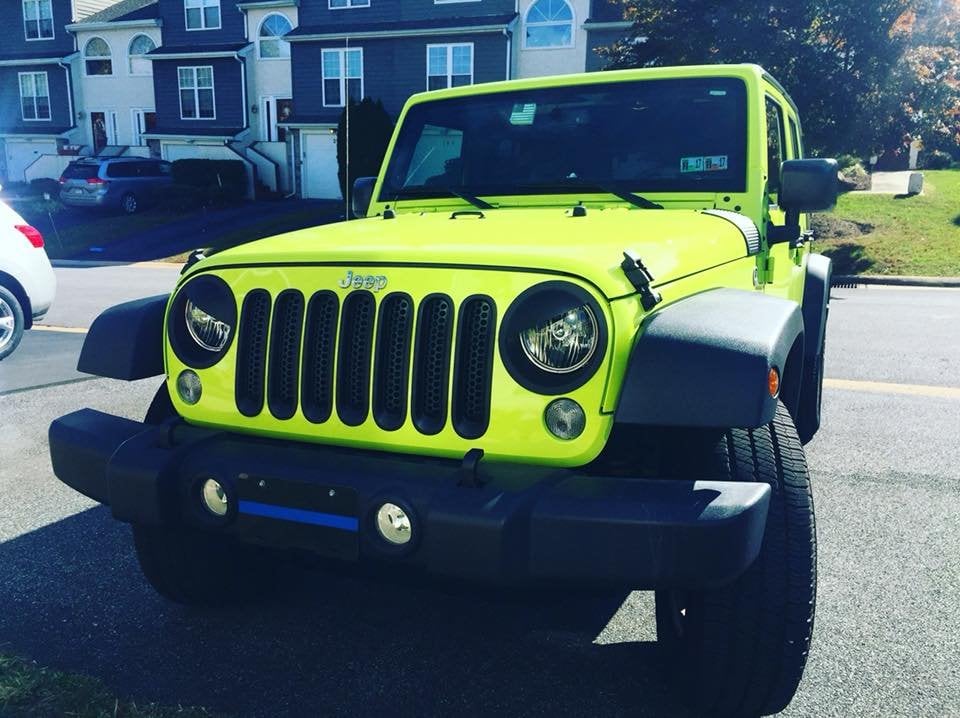 RedRock Honeycomb Grille Inserts; Matte Black (07-18 Jeep Wrangler JK)