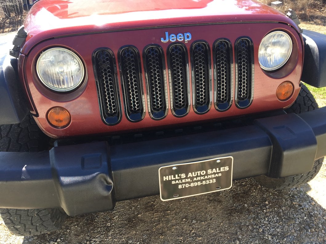 RedRock Honeycomb Grille Inserts; Black (07-18 Jeep Wrangler JK)