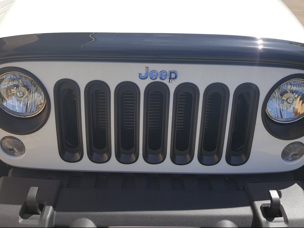 RedRock Headlight Bezels; Gloss Black (07-18 Jeep Wrangler JK)