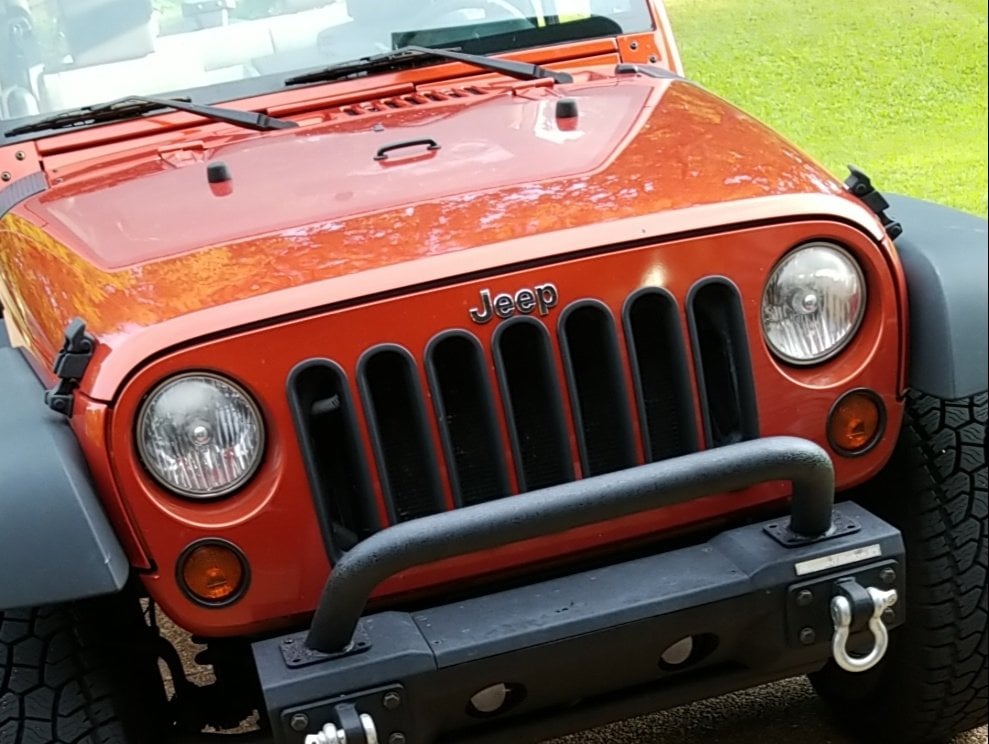 RedRock Turn Signal Bezels; Black (07-18 Jeep Wrangler JK)