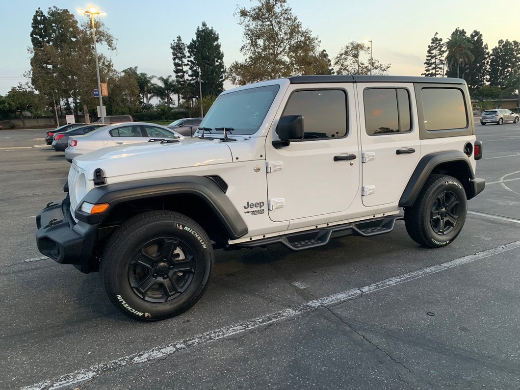 RedRock HD Drop Side Step Bars (18-25 Jeep Wrangler JL 4-Door)
