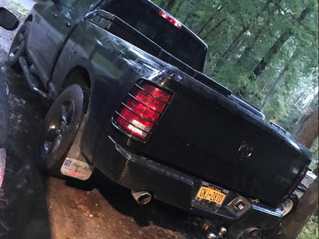 RedRock Tail Light Guards; Black (09-18 RAM 1500)