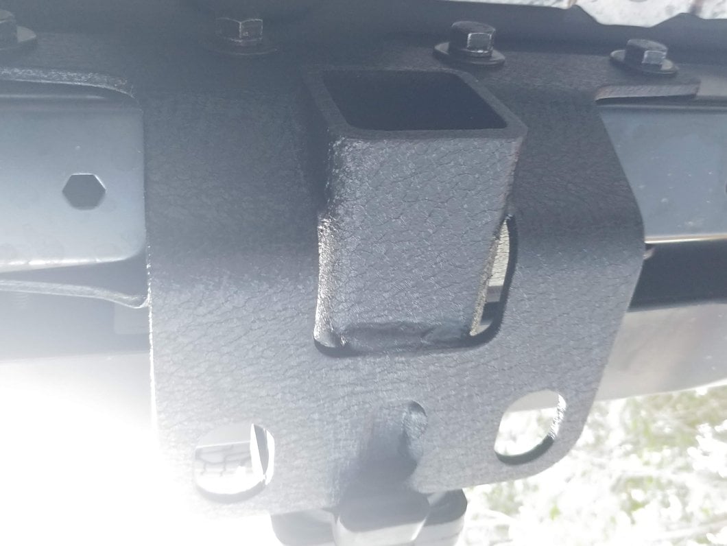 RedRock Hitch; Textured Black (07-25 Jeep Wrangler JK & JL)