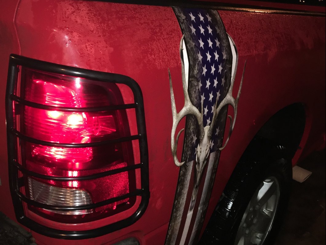 RedRock Tail Light Guards; Black (09-18 RAM 1500)
