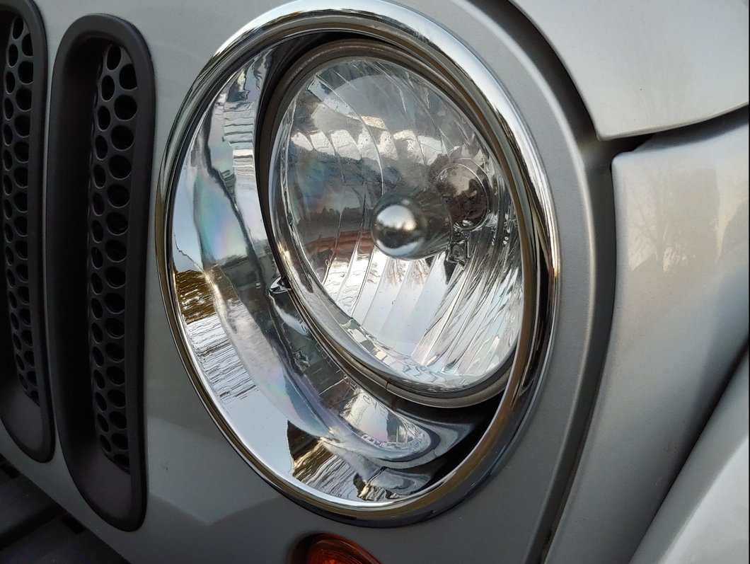 RedRock Headlight Bezels; Chrome (07-18 Jeep Wrangler JK)