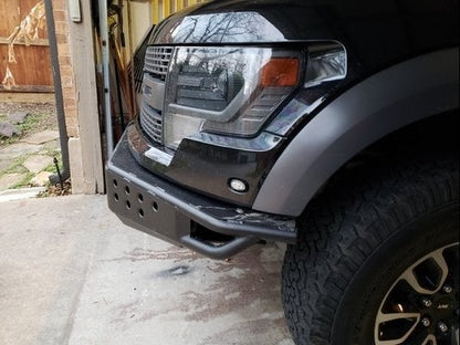 RedRock Tubular Off-Road Front Bumper with 30-Inch LED Light Bar (10-14 F-150 Raptor)