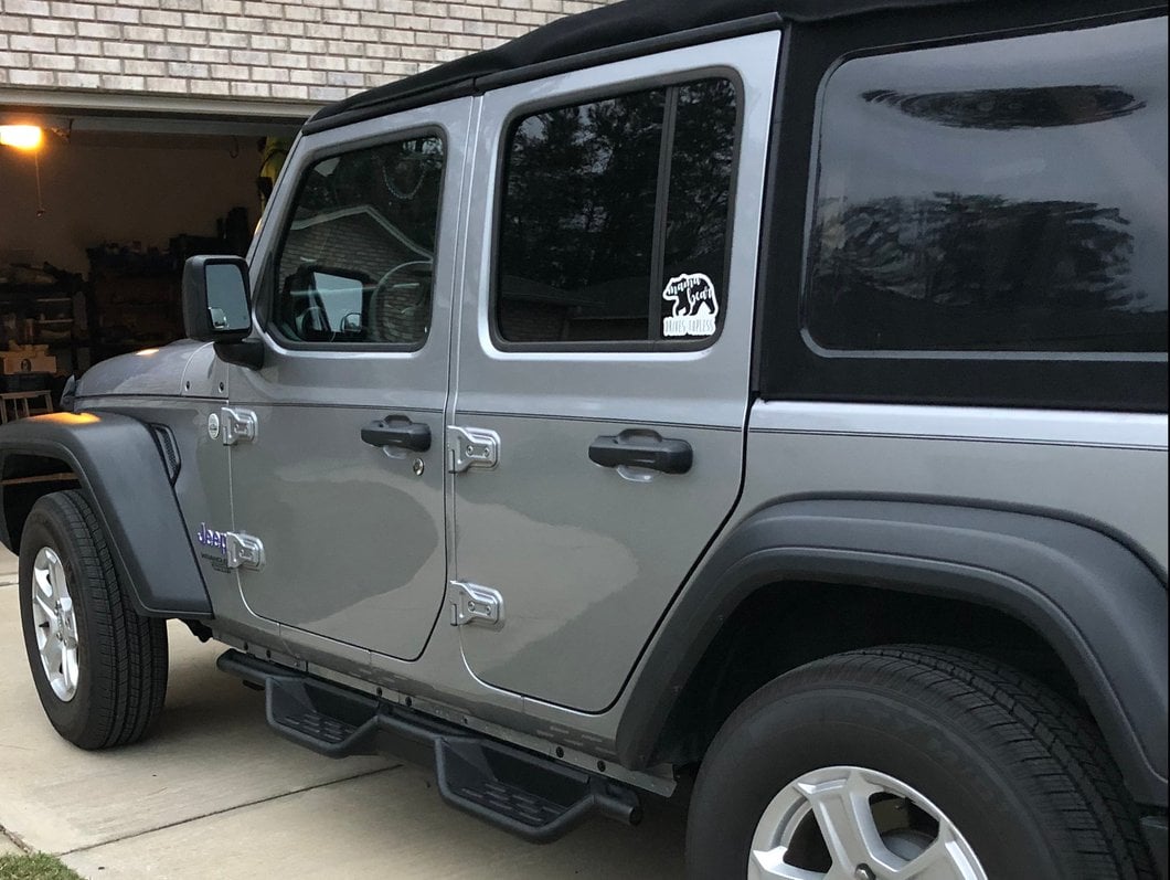 RedRock HD Drop Side Step Bars (18-25 Jeep Wrangler JL 4-Door)