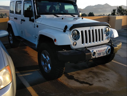 RedRock Headlight Bezels; Chrome (07-18 Jeep Wrangler JK)