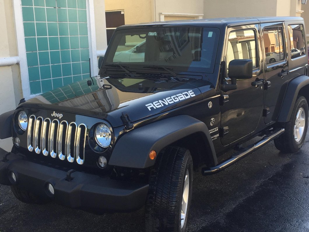 RedRock Grille Inserts; Chrome (07-18 Jeep Wrangler JK)