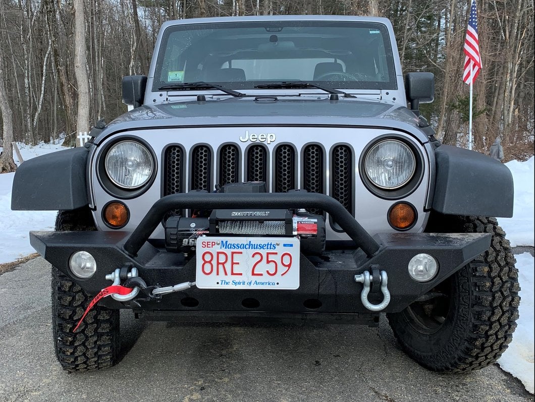 RedRock Turn Signal Bezels; Black (07-18 Jeep Wrangler JK)