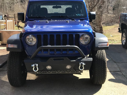 RedRock Attack Stubby Winch Front Bumper (18-25 Jeep Wrangler JL)