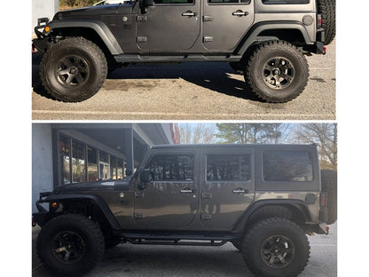 RedRock Flat Fender Flares with Fender Liner Kit (07-18 Jeep Wrangler JK)