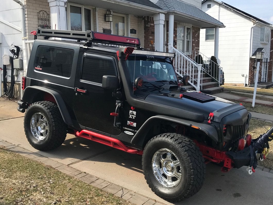 RedRock HD Rocker Guards (07-18 Jeep Wrangler JK 2-Door)