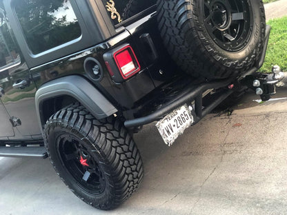 RedRock Rock Crawler Rear Bumper; Textured Black (18-25 Jeep Wrangler JL)