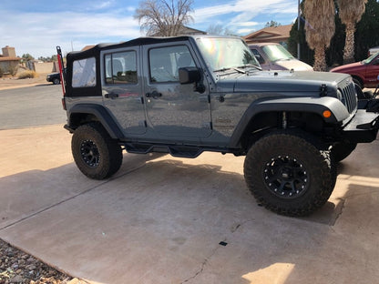 RedRock HD Drop Side Step Bars (07-18 Jeep Wrangler JK 4-Door)