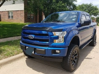 RedRock Upper Replacement Grille; Matte Black (15-17 F-150, Excluding Raptor)