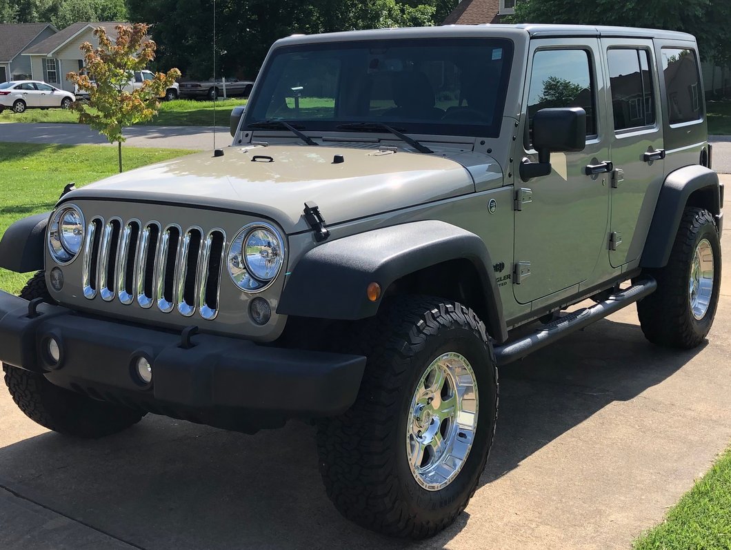 RedRock Grille Inserts; Chrome (07-18 Jeep Wrangler JK)