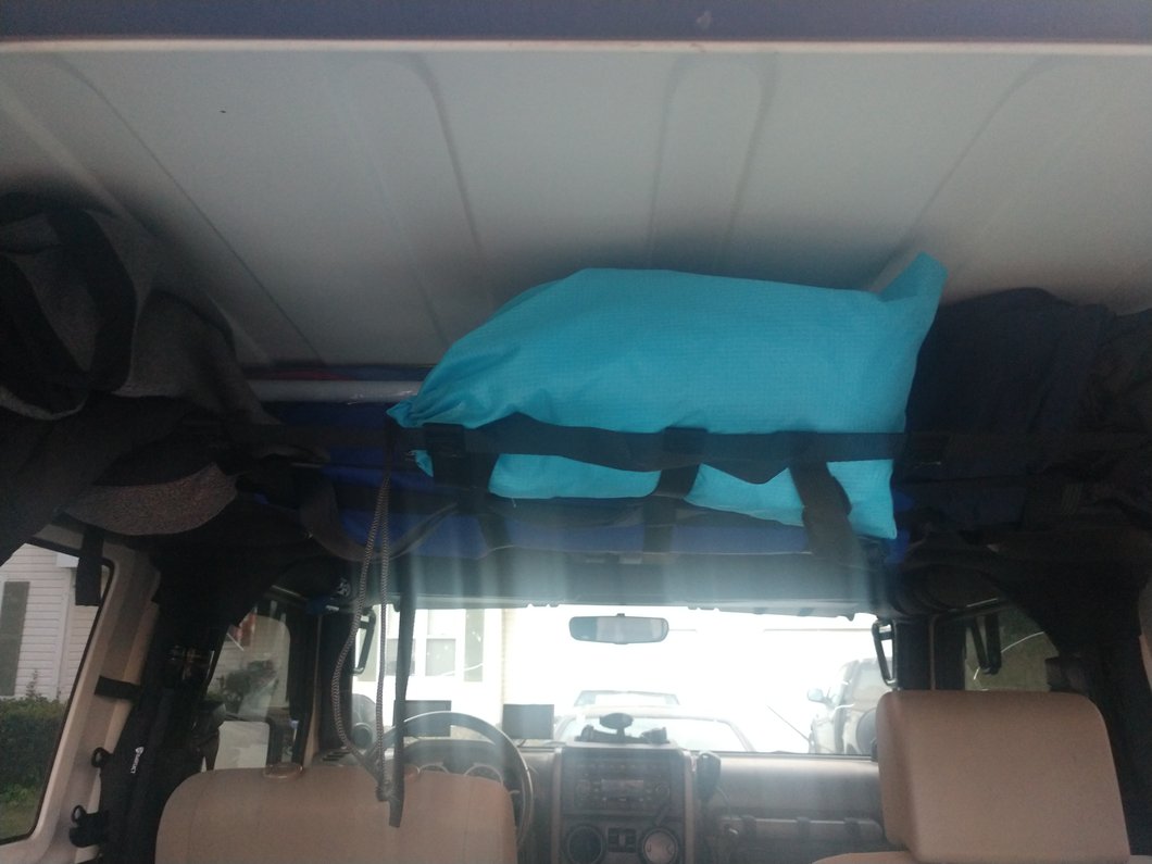 RedRock Rear Overhead Net (07-18 Jeep Wrangler JK 2-Door)
