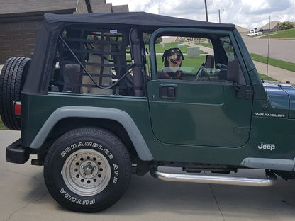 RedRock Cargo Wrap Around Net; One Piece (92-06 Jeep Wrangler YJ & TJ)
