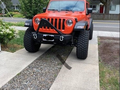 RedRock Mid-Width Winch Front Bumper with Stinger (18-25 Jeep Wrangler JL)