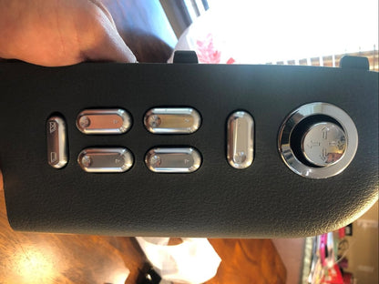 RedRock Mirror Control Cover; Chrome (04-08 F-150)