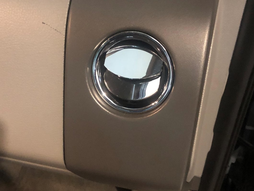 RedRock Mirror Control Cover; Chrome (04-08 F-150)