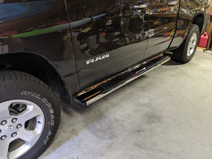 RedRock S6 Running Boards; Stainless Steel (19-25 RAM 1500 Quad Cab)