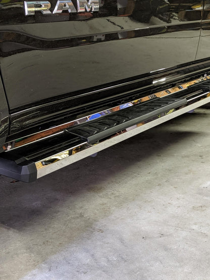 RedRock S6 Running Boards; Stainless Steel (19-25 RAM 1500 Quad Cab)