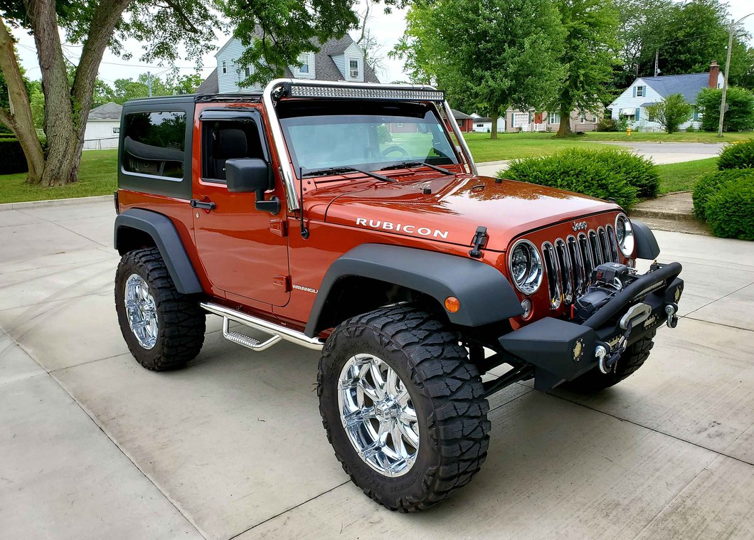 RedRock Headlight Bezels; Chrome (07-18 Jeep Wrangler JK)