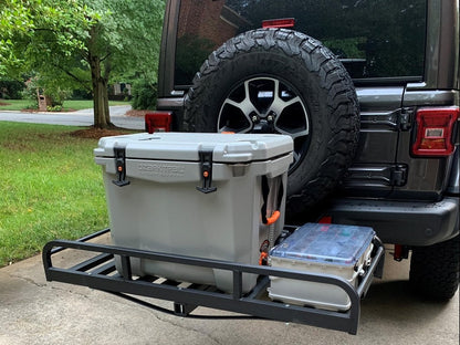 RedRock Hitch Mounted Cargo Rack; 7-Inch XL (Universal; Some Adaptation May Be Required)