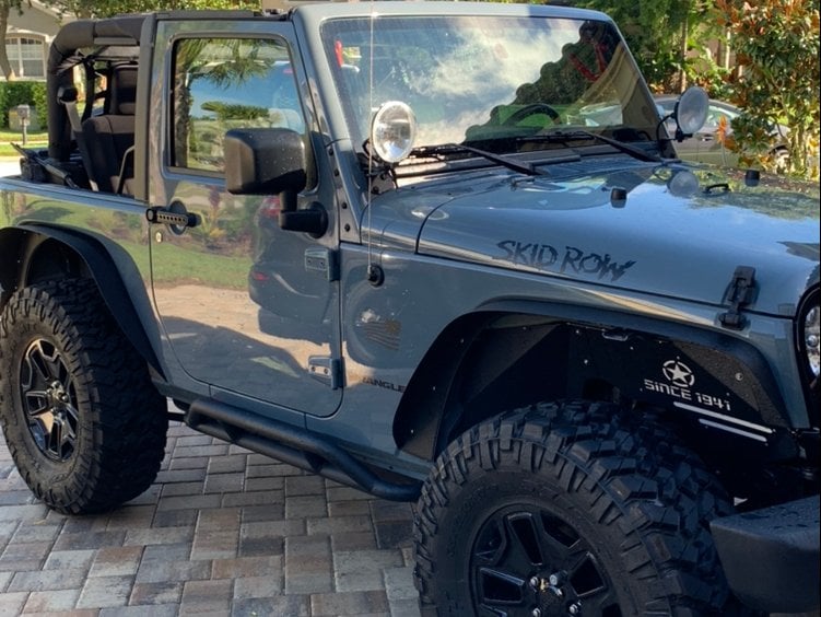 RedRock HD Rocker Guards (07-18 Jeep Wrangler JK 2-Door)