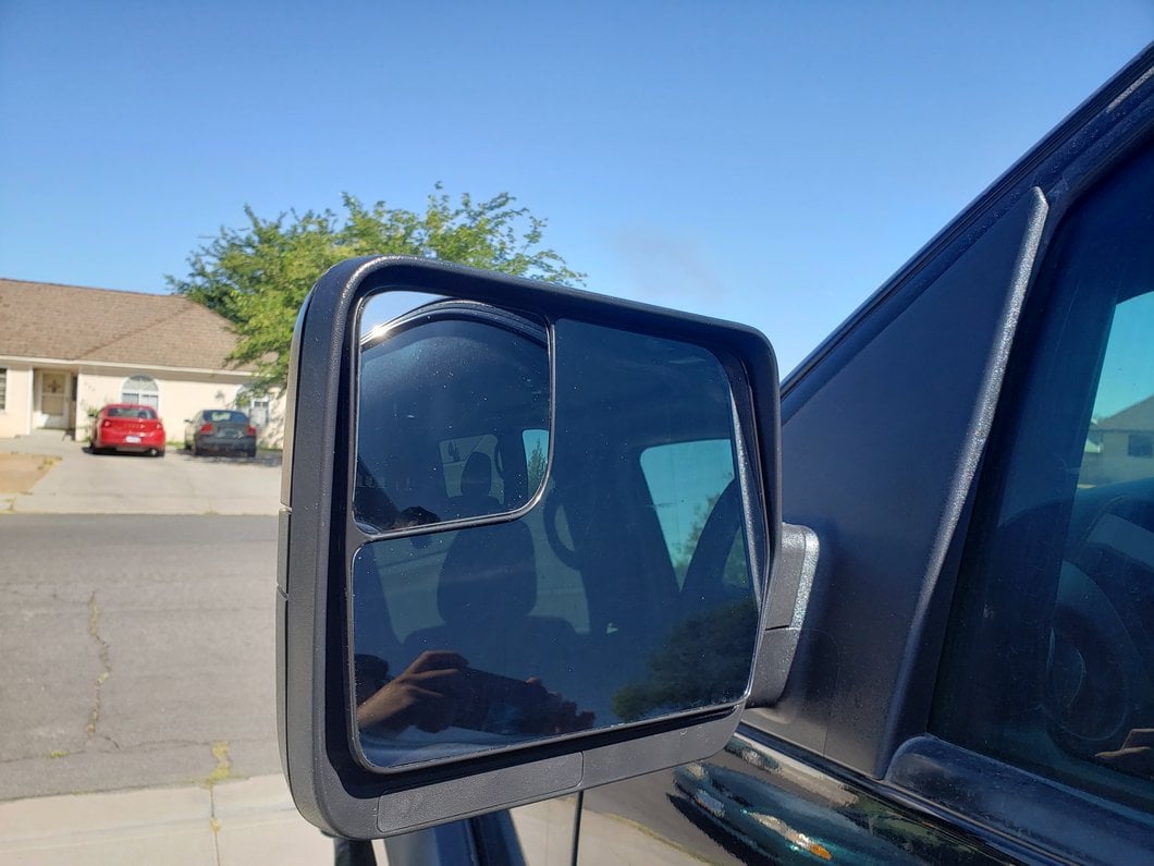 RedRock Performance Powered Mirrors; Black (04-12 F-150)