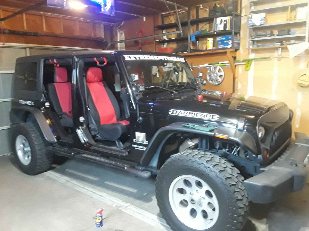 RedRock Locking Hood Catch Kit (07-18 Jeep Wrangler JK)