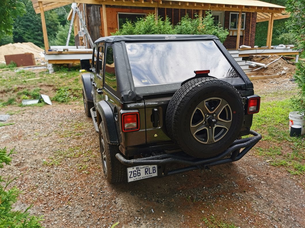 RedRock Rock Crawler Rear Bumper; Textured Black (18-25 Jeep Wrangler JL)