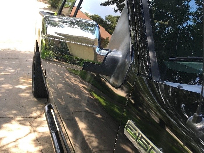 RedRock Mirror Covers; Chrome (04-08 F-150)