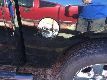 RedRock Fuel Door Cover; Chrome (09-14 RAM 1500)