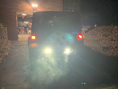 RedRock Max-HD Rear Bumper with LED Fog Lights (07-18 Jeep Wrangler JK)