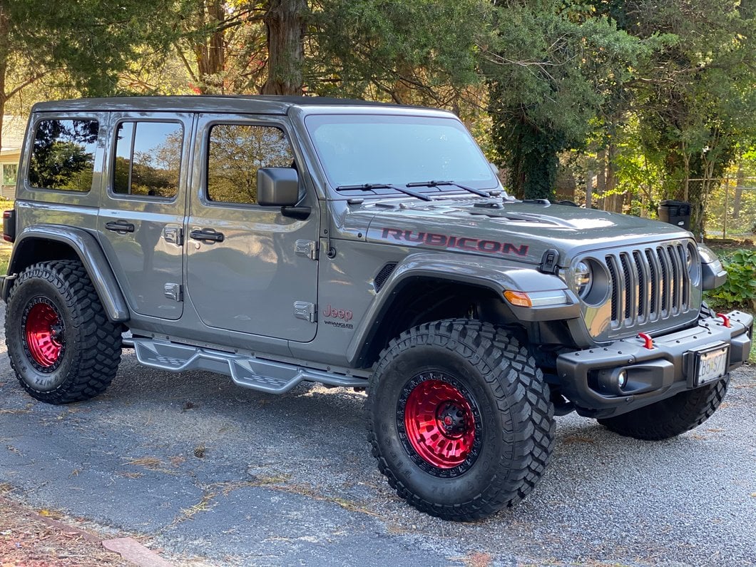 RedRock HD Drop Side Step Bars (18-25 Jeep Wrangler JL 4-Door)