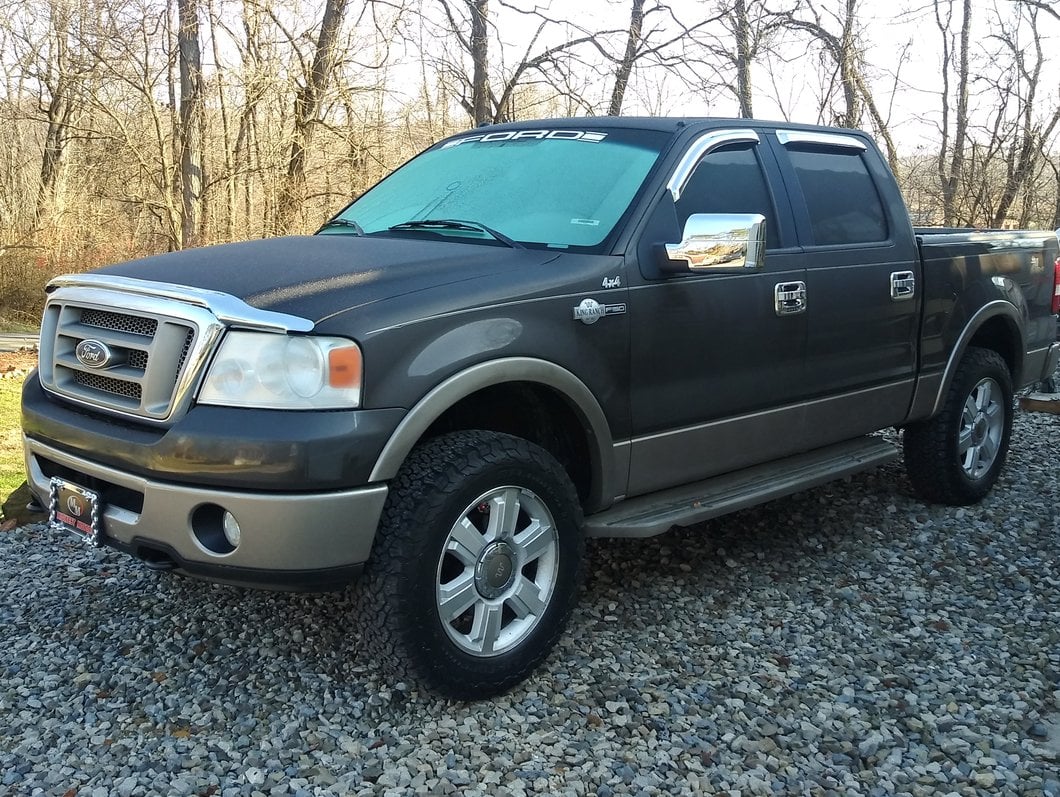 RedRock Mirror Covers; Chrome (04-08 F-150)