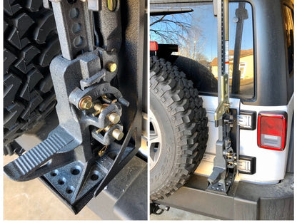 RedRock Hi-Lift Jack Tailgate Mounting Bracket (07-18 Jeep Wrangler JK)