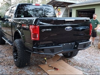 RedRock Tubular Off-Road Rear Bumper (15-20 F-150, Excluding Raptor)