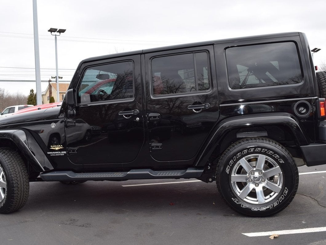 RedRock Molded ABS OE Style Side Step Bars (07-18 Jeep Wrangler JK 4-Door)