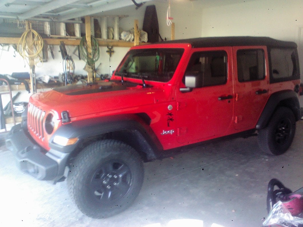RedRock Headlight Trim; Black (18-25 Jeep Wrangler JL Sport)