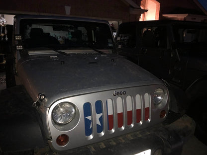 RedRock Hood Catch Kit; Black Aluminum (07-18 Jeep Wrangler JK)