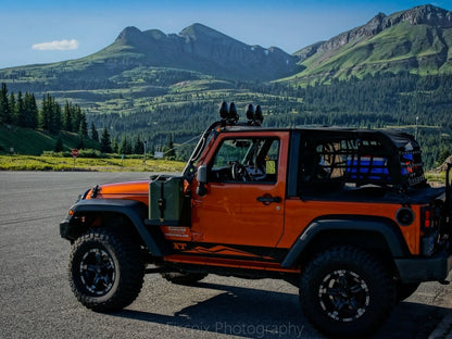 RedRock Cargo Wrap Around Net; One Piece (07-18 Jeep Wrangler JK 2-Door)